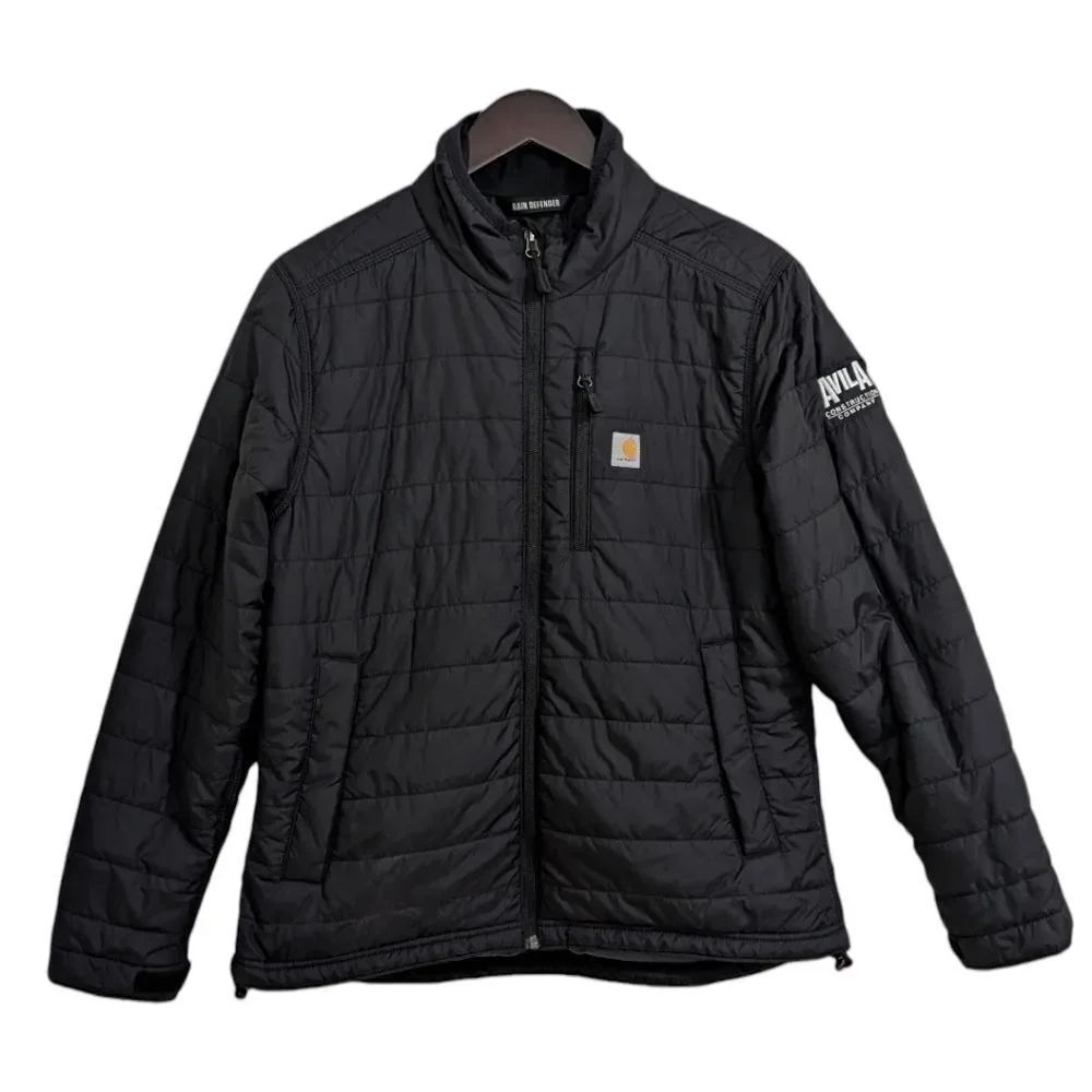 Carhartt Rain Defender Quilted Jacket - Black - Avila Construction Women's M